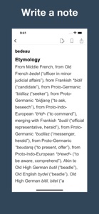 French Etymology and Origins screenshot #4 for iPhone