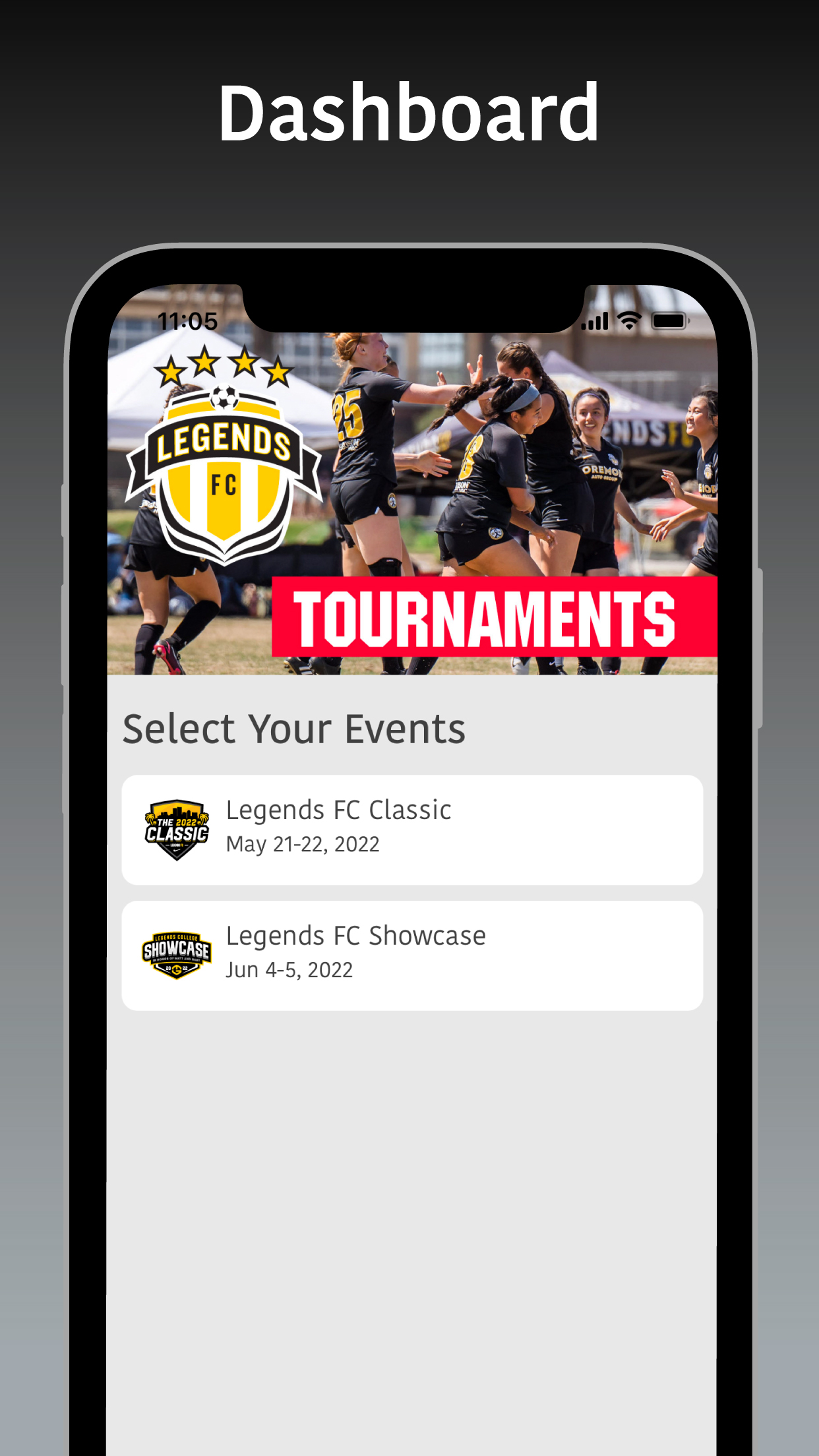 Legends FC Tournaments