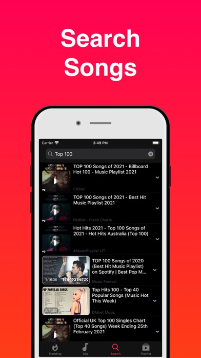 iMusic - Music Player & Videos Screenshot