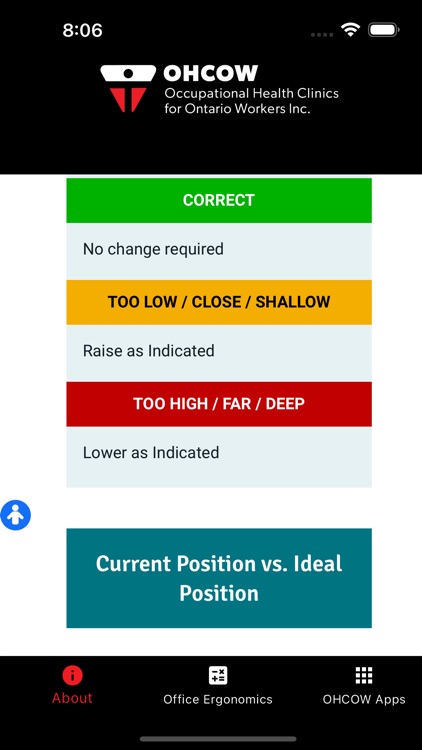 Office Ergo Calculator