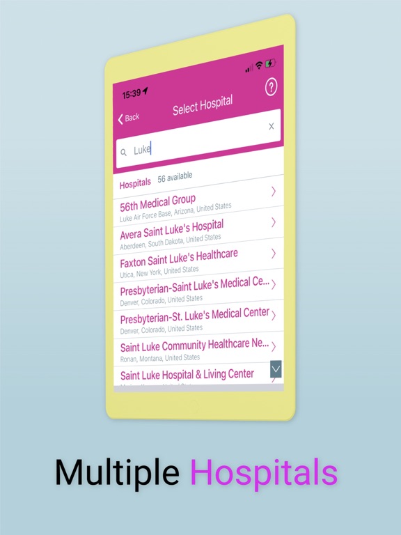 Nurse Assess: charting & notes iPad screenshot
