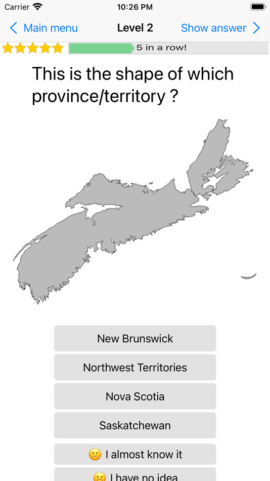 #8. Canada Quiz (iOS) بواسطة: Sanjay Rao