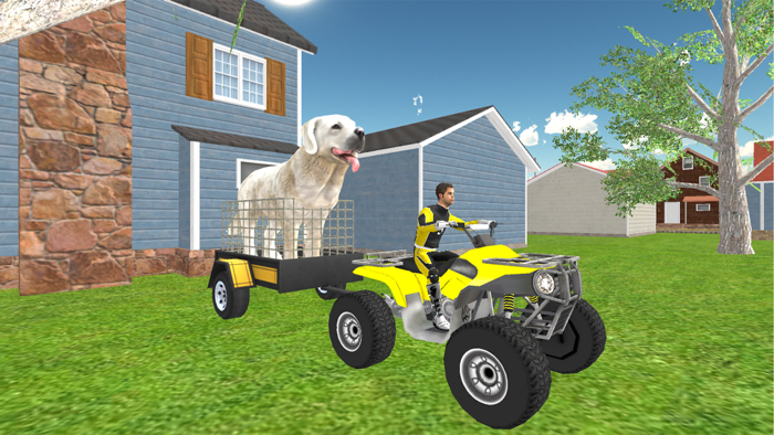 Pet Dog ATV Cargo Transport