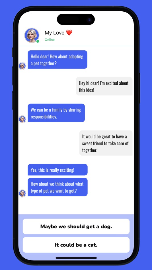 #2. Virtual Girlfriend Chat Game (iOS) 由: Muhammed Deniz