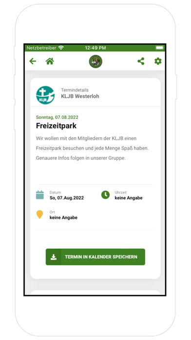 Hülsen-Westerloh App Screenshot