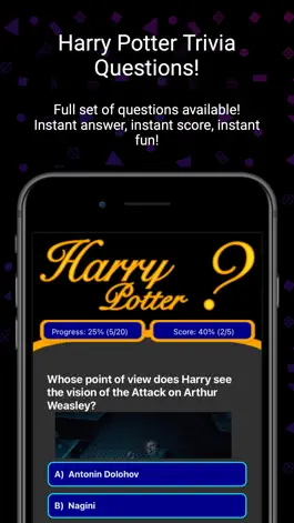 Game screenshot Harry Potter Trivia Quiz mod apk