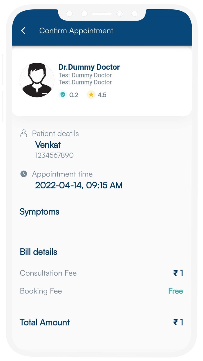 Dent-O  Patient App