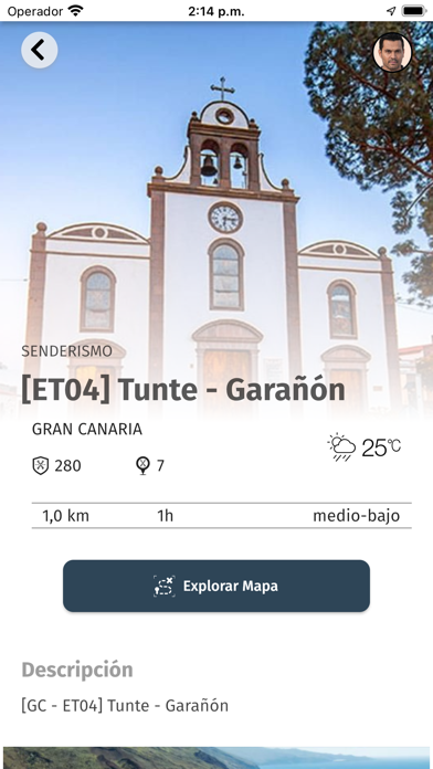 Camino Santiago entre volcanes Screenshot