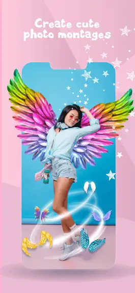 Game screenshot Angel Wings Cute Photo Editor mod apk