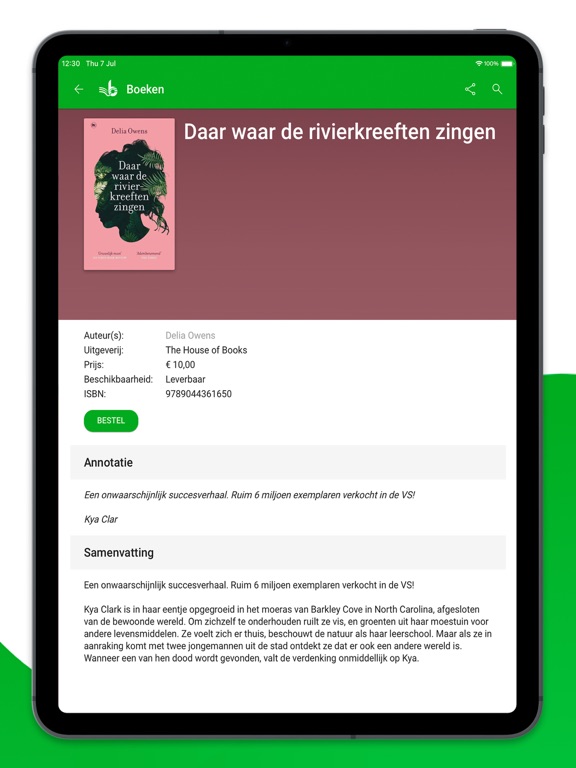 Screenshot #6 pour BoekWijzer - dé literaire app