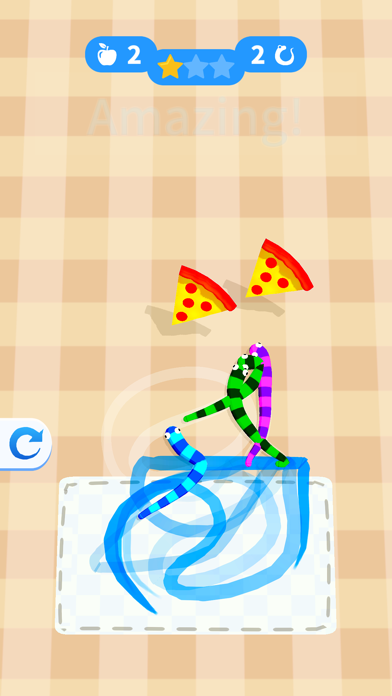 Draw Snake Eating Screenshot