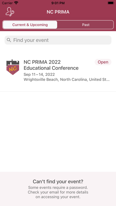 NC PRIMA Conference Screenshot