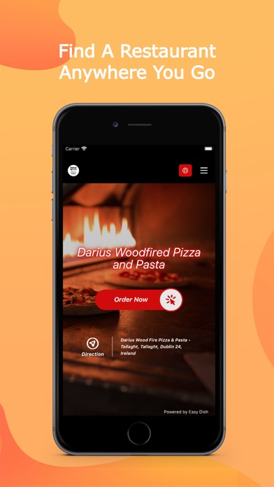 Darius Wood Fired Pizza Pasta Screenshot