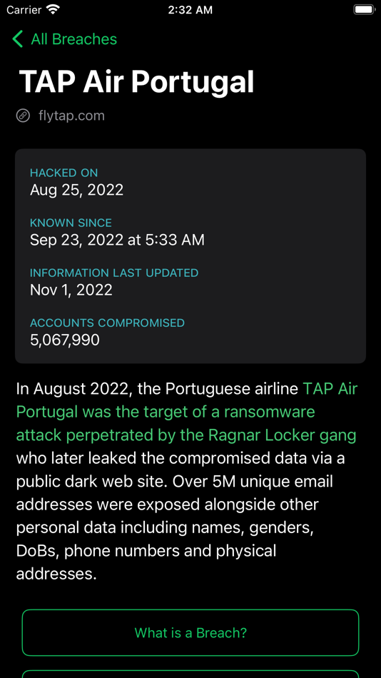 #4. Was I Hacked? (iOS) 由: Alexandra Holguin