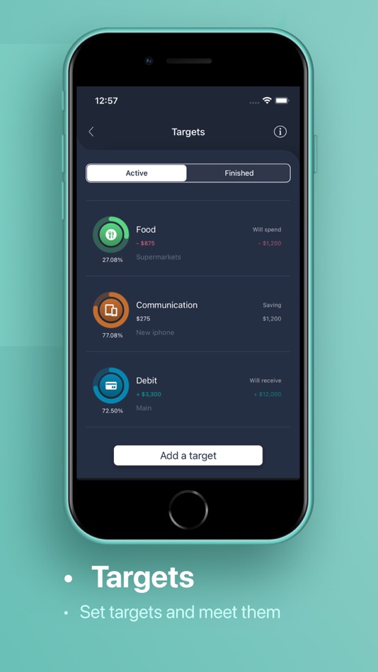#2. Budget. Offline control (iOS) Podle: Lomanov Alexsandr