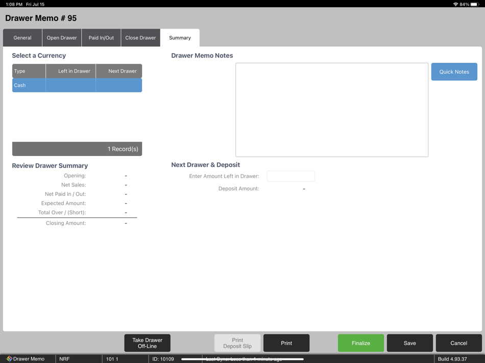 #4. Drawer Memo 4 (iOS) Von: Teamwork Commerce