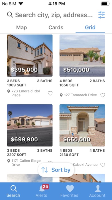 Las Vegas World of Homes Screenshot