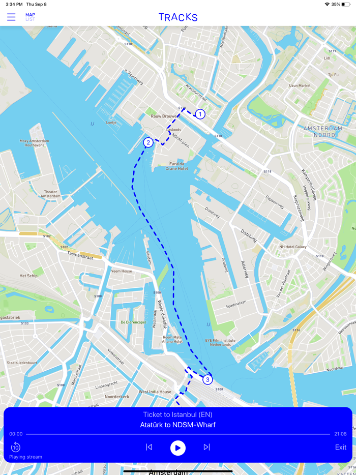 TRACKS - audio tours