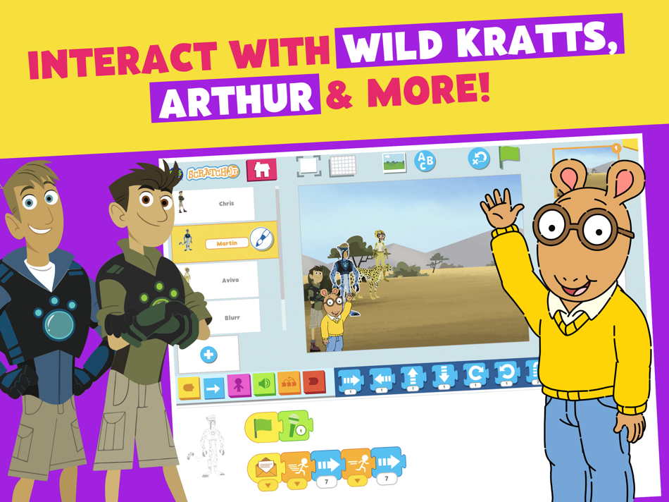 #4. PBS KIDS ScratchJr (iOS) 由: PBS KIDS