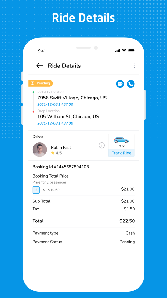 #7. Fox CarPool (iOS) 由: White Label Fox Private Limited