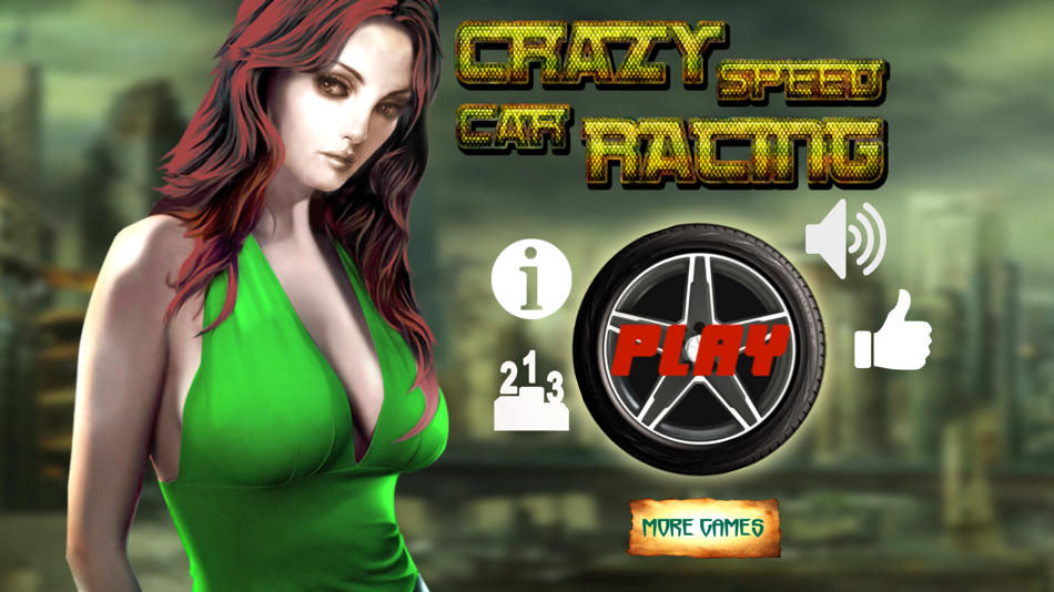 Crazy Speed Car Racing : Rider - 1.3 - (iOS)