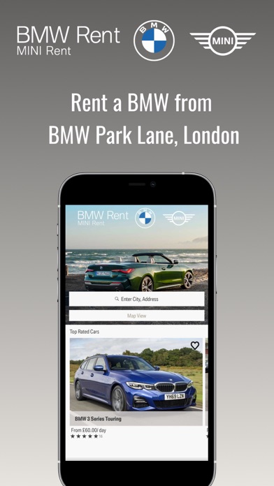 BMW Rent UK Screenshot