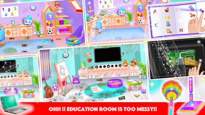 Dirty House Cleaning Girl Game Screenshot