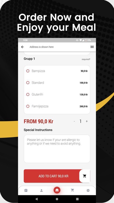 Tre Kronor Pizzeria Gnosjö Screenshot