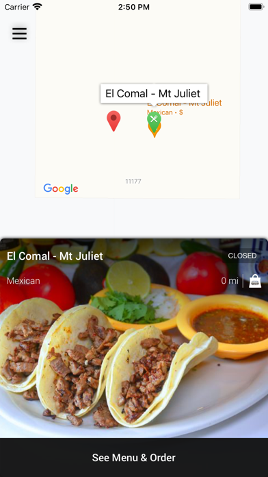 El Comal Mexican Restaurant Screenshot