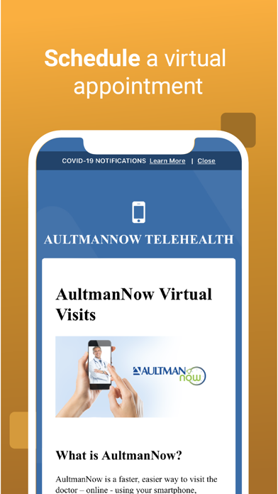 Aultman Anywhere—Hospital/Care Screenshot