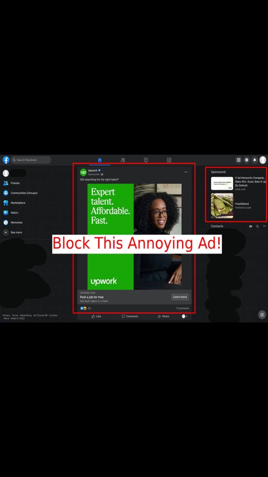 Ad Blocker For Facebook™ (macOS) 由: Programmer Hat Ad Blocker For Facebook™ (macOS) 由: Programmer Hat