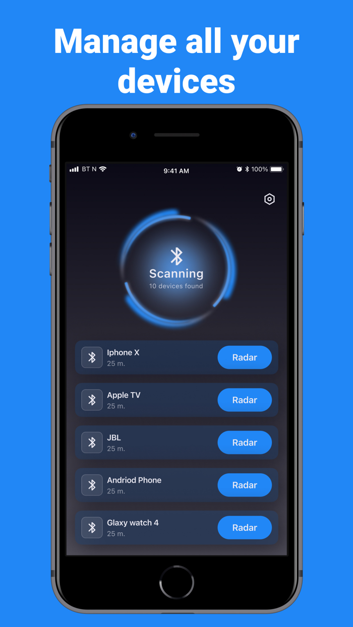 BT Notifier  Bluetooth Finder