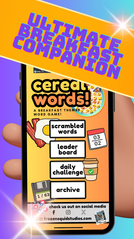#1. Cereal Words (iOS) 由: Frozen Squid Studios