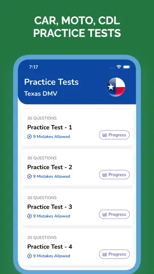 Texas DMV Learners Permit Test screenshot 1