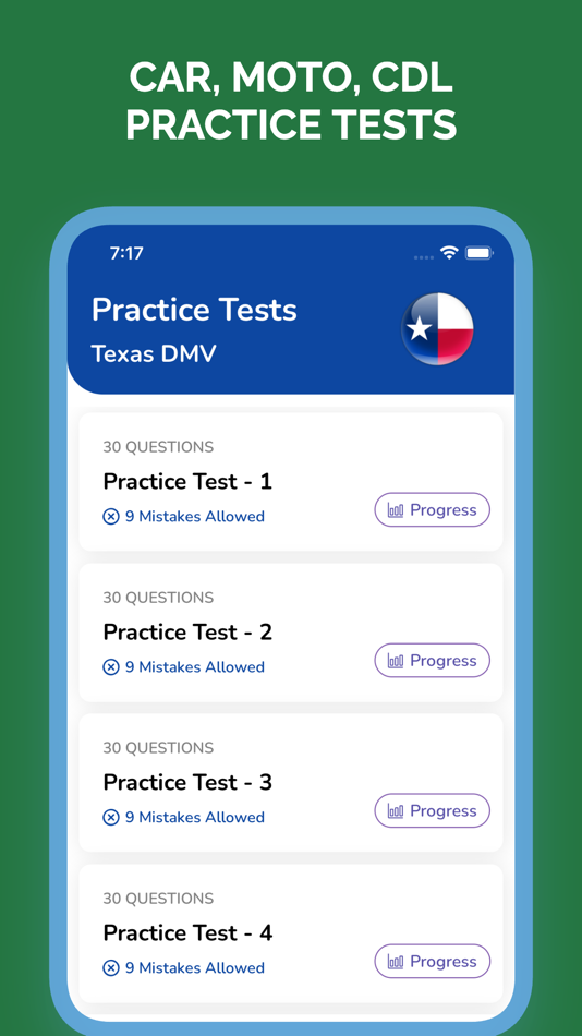 #1. Texas DMV Learners Permit Test (iOS) Podle: Nilu Rathod