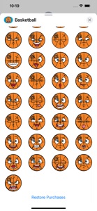 Basketball Sticker Emojis screenshot #3 for iPhone