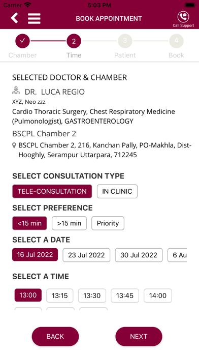 MAMATA Healthcare Screenshot