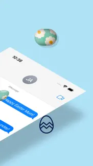 easter egg stickers basket iphone screenshot 3