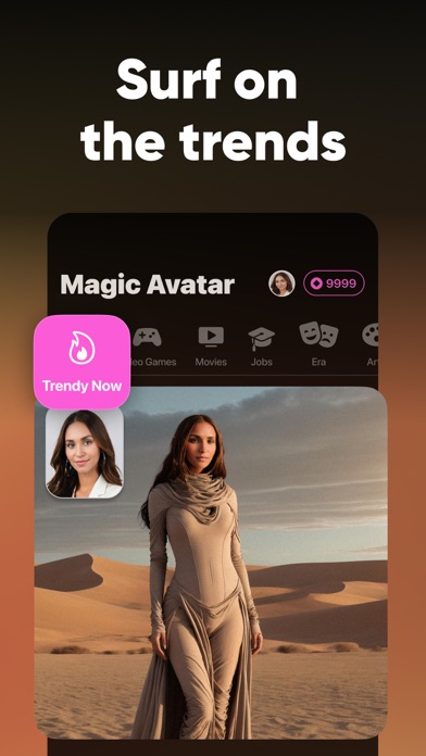 Magic Avatars - AI Generator Screenshot