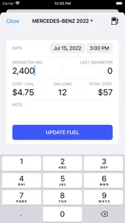 How to cancel & delete refuel - fuel expense tracker 4
