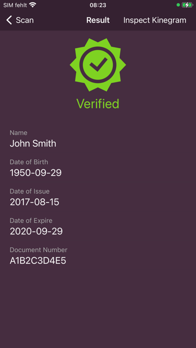 App screenshot