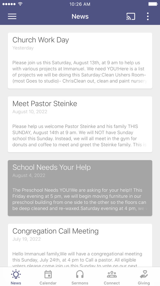 #1. Immanuel Broken Arrow (iOS) 由: Immanuel Lutheran Church (Broken Arrow)