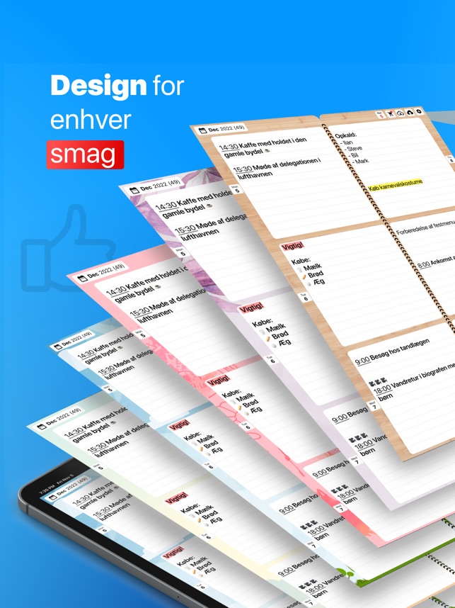 Ugens plan - Dagbog, Kalender i App Store
