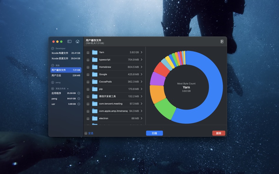 #2. DiskCleaner (macOS) Podle: 少敏 何