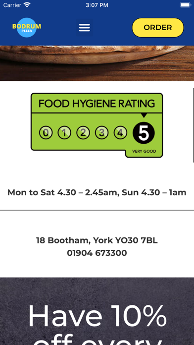 Bodrum Pizza - York Screenshot
