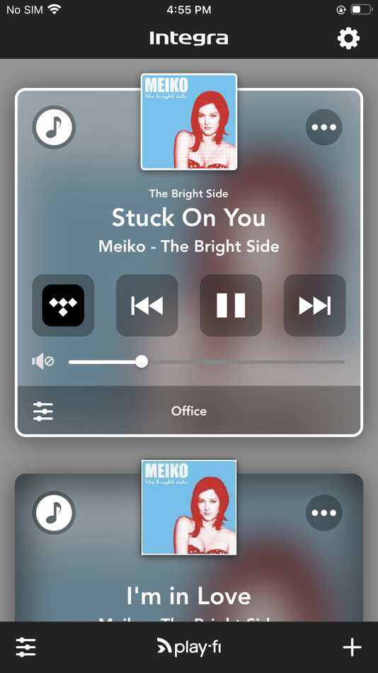 Integra Music Control App - 8.30.12 - (iOS)