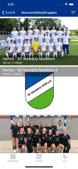 Game screenshot SV Vorwärts Nordhorn 1919 e.V. apk