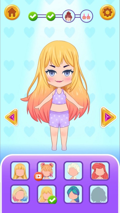 Chibi Dolls DIY Anime Princess Screenshot