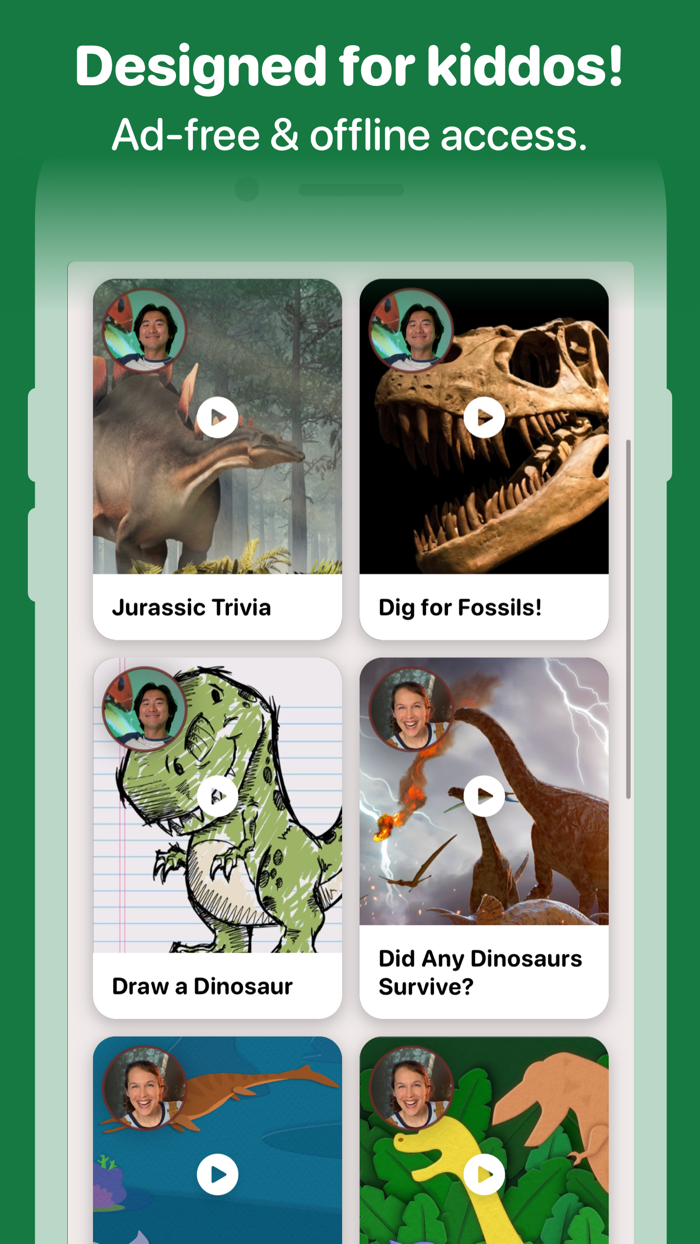 Dinosaur World App for Kids