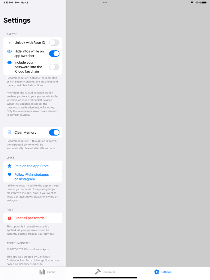 Password Manager - Panoptes